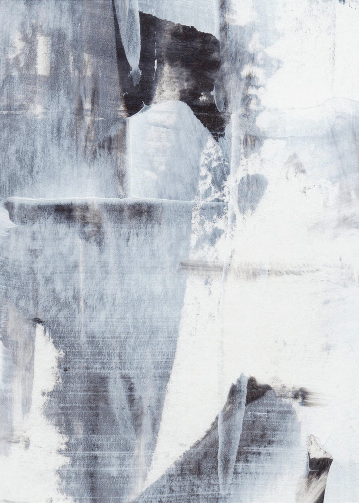 Brushstrokes in Monochrome Tones | Canvas