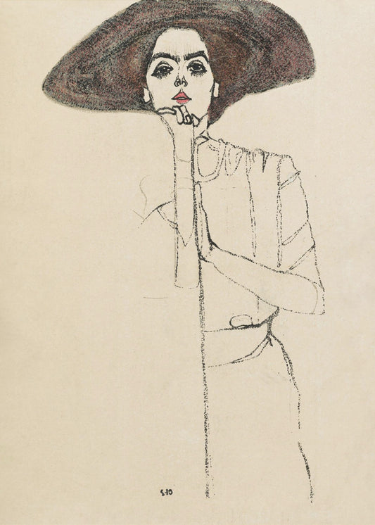 Portrait of a Woman 1910 | Poster