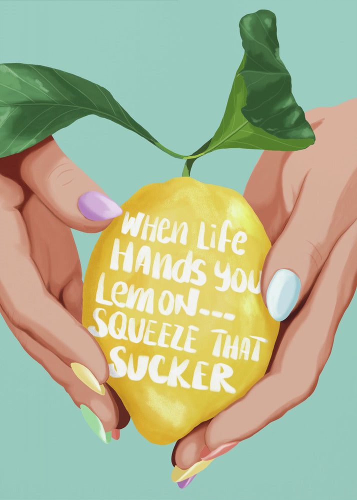 Squeeze That Lemon | Canvas