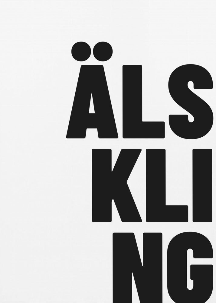 Bold Letters of Love | Poster