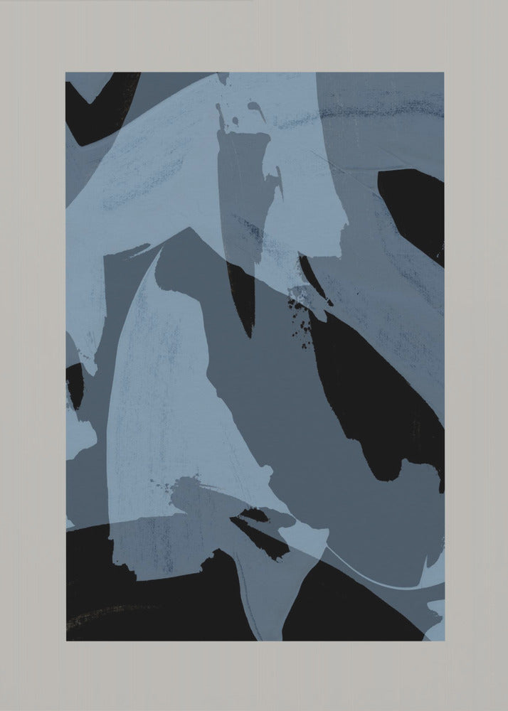 Abstract Brush Strokes 60Y | Poster