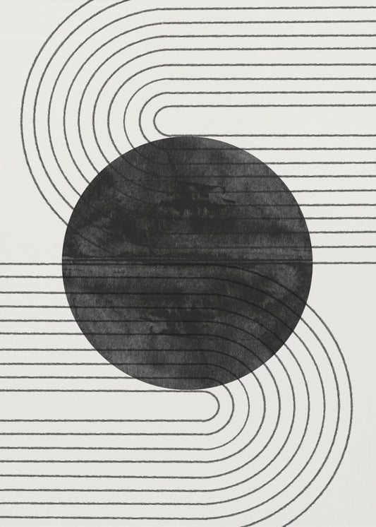 Orbiting Lines | Canvas