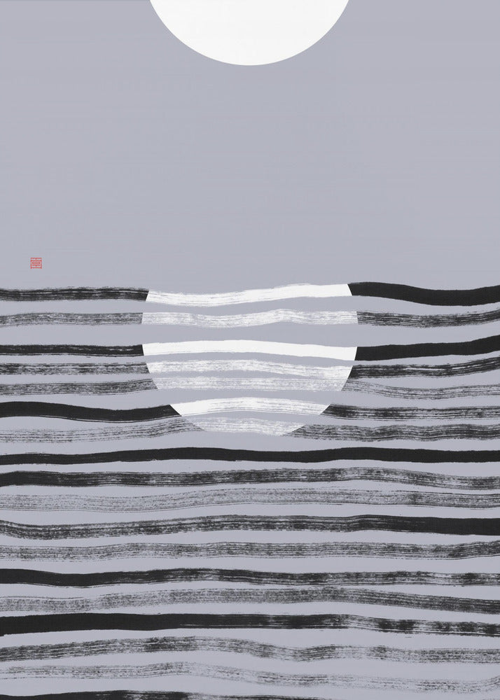 Hidden Moon N°2 | Reflection | Canvas