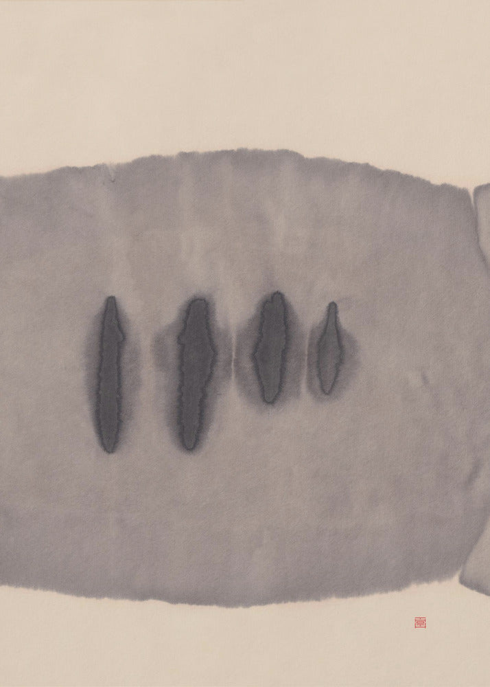 Study N°1 | Four Cypresses In a Zeppelin | Canvas