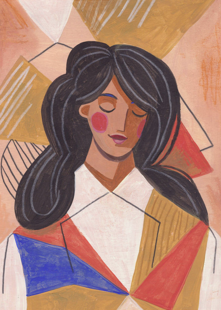 Woman in Thoughts | Poster