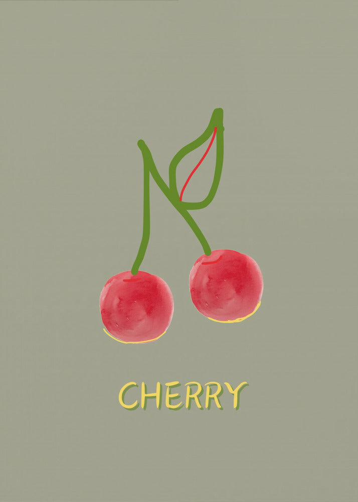 Cherry in Green | Poster