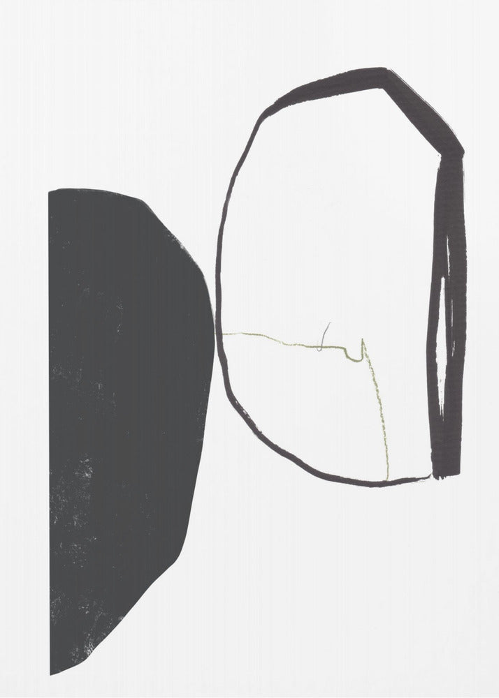 Geometric Shapes And Contrasting Colors | Poster