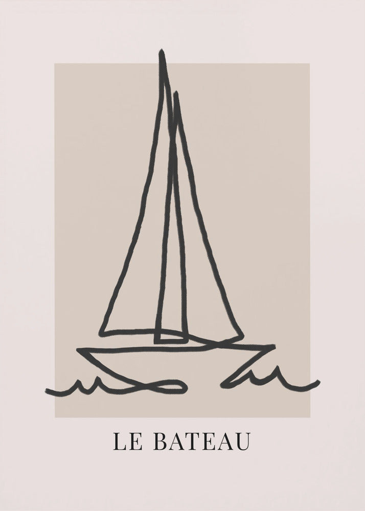 Le Bateau Black | Poster