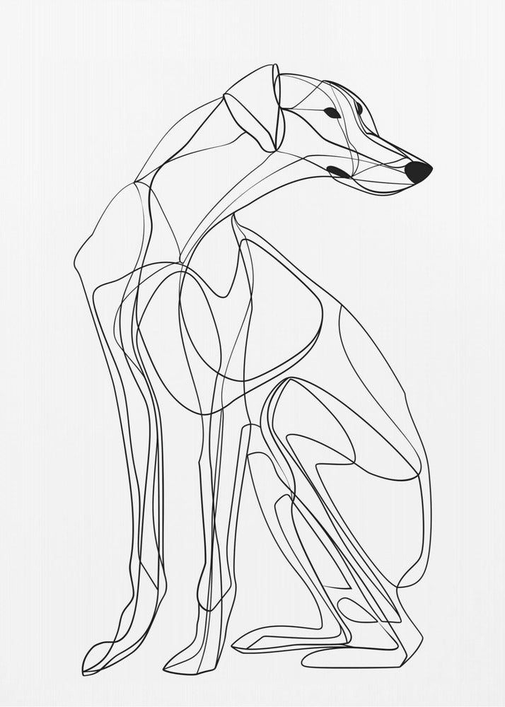 Line Dog | Poster