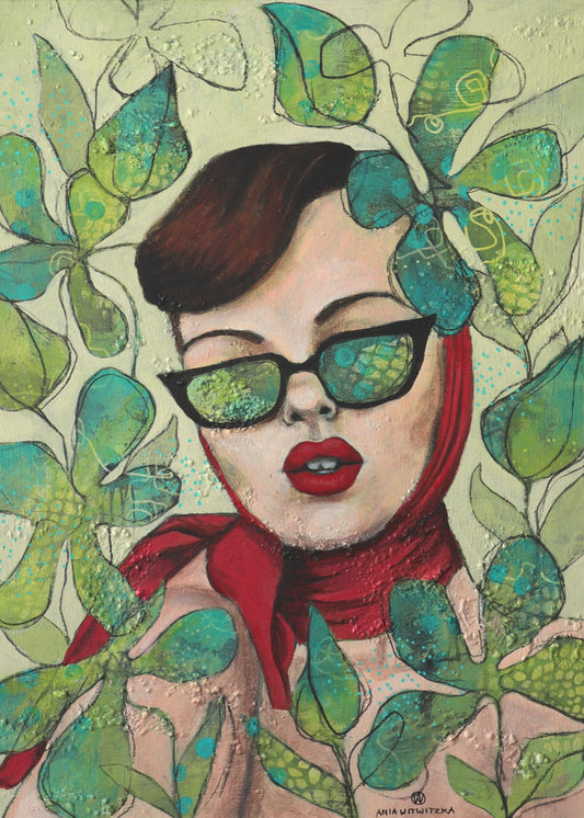 Retro lady 4 | Poster