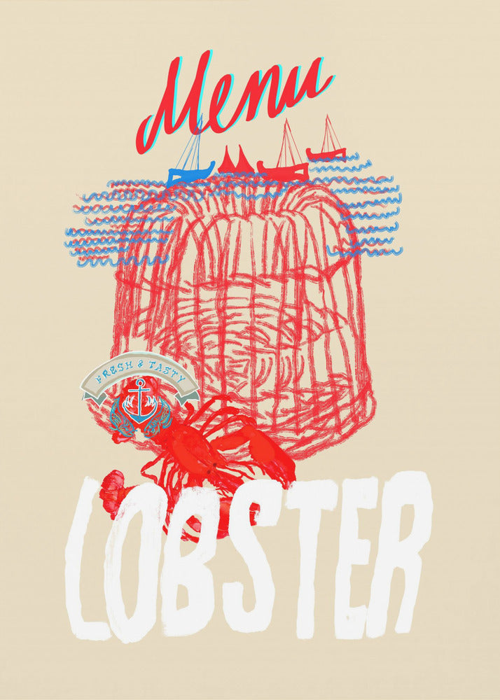 Lobster Menu Poster | Poster