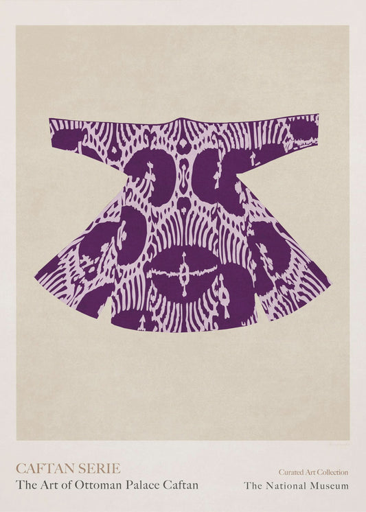 Purple Caftan Elegance | Poster