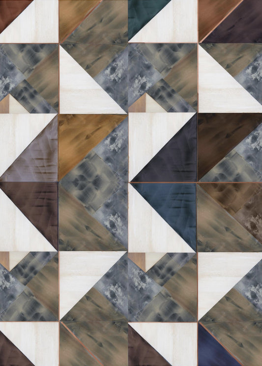 Sepia Inlay 3 | Canvas