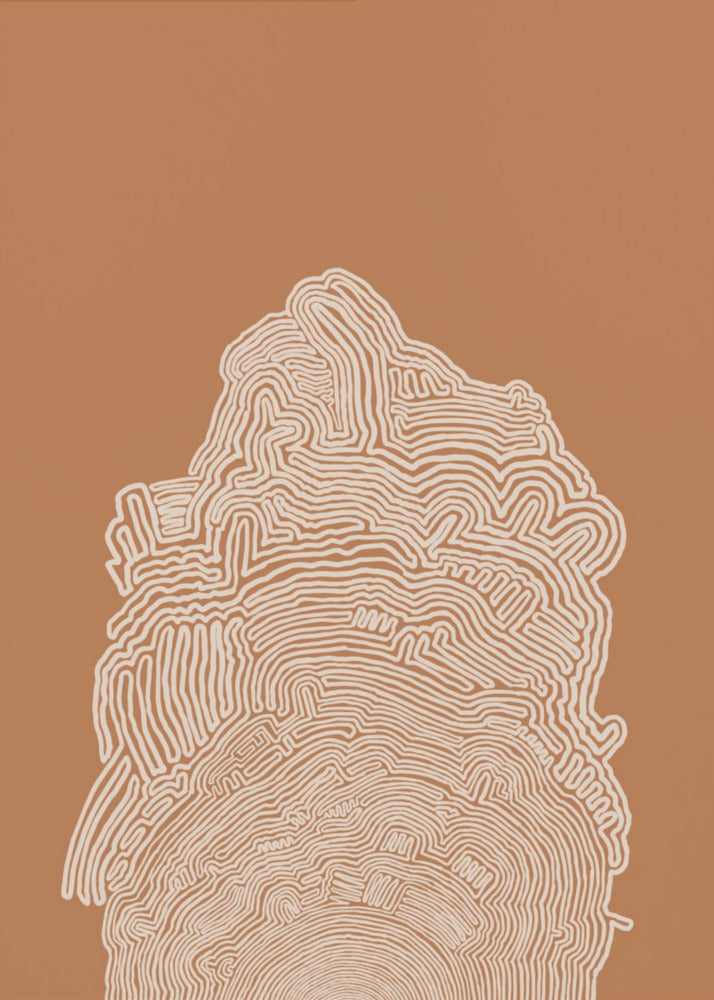 Abstract Brown | Poster