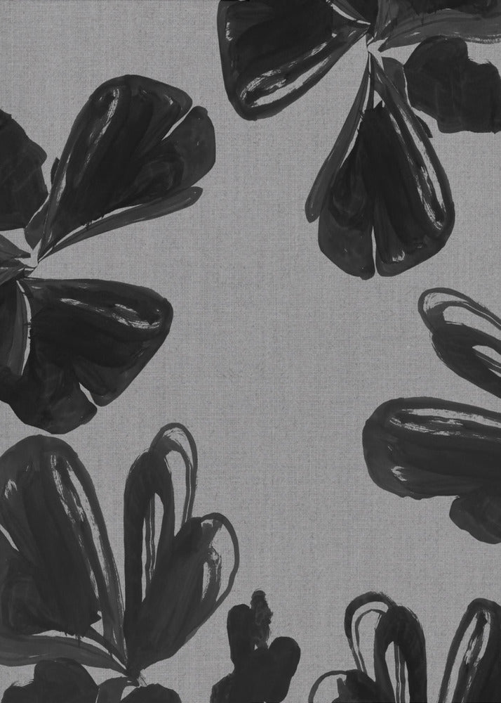 Black Floral 5 | Poster