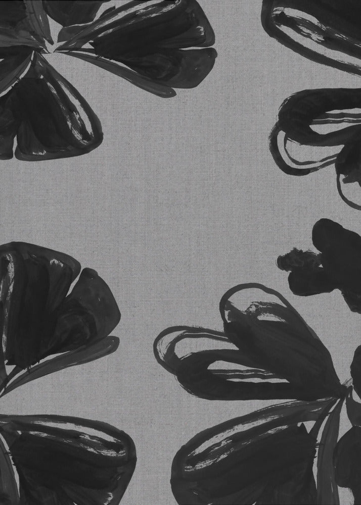 Black Floral 6 | Poster