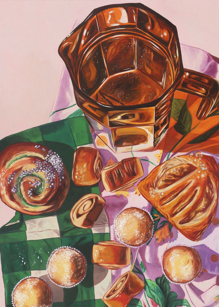 Amber and Green | Canvas