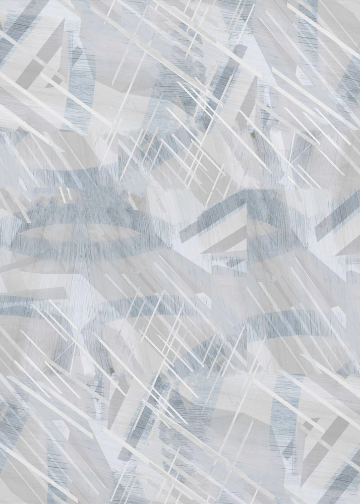 Calm Grey White Abstract 1 | Canvas