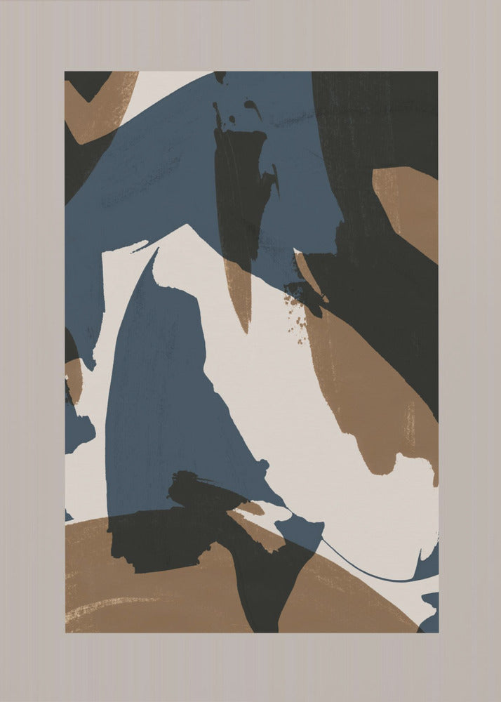 Abstract Brush Strokes 60 | Poster