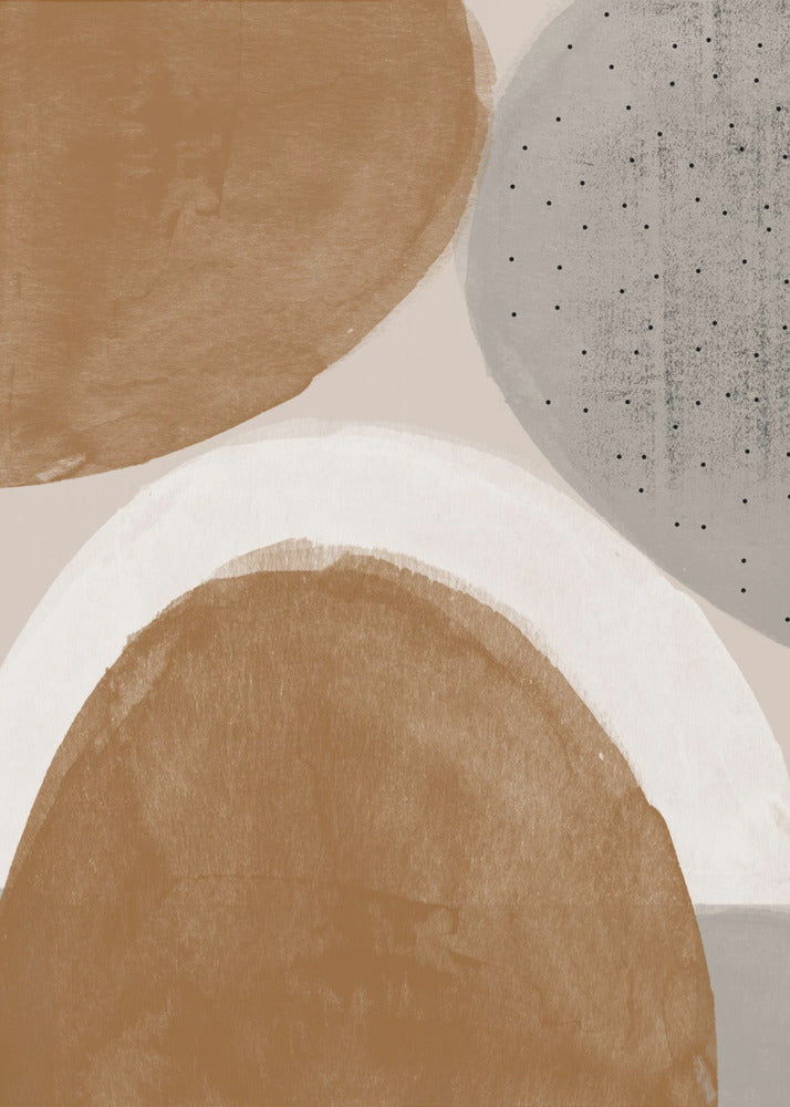 Earthy Shapes Harmony | Canvas