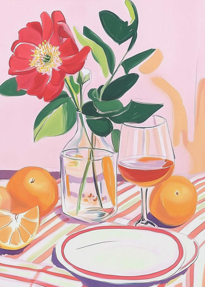 The Rose and the Oranges | Canvas