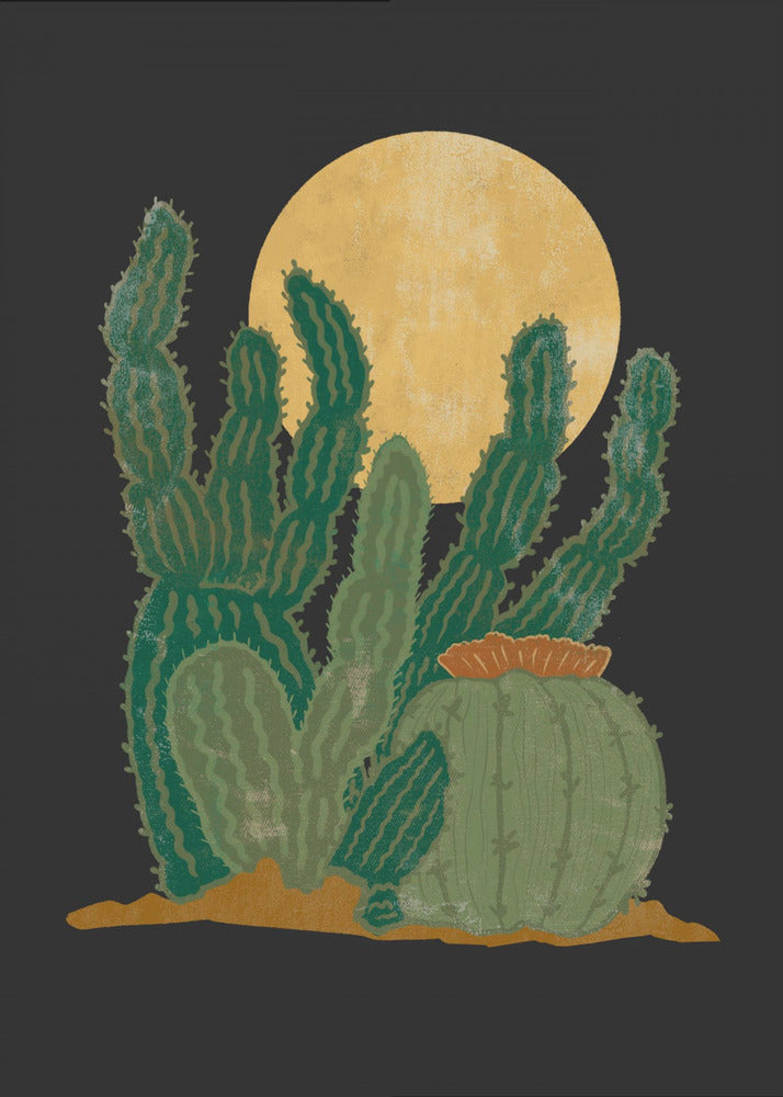 Modern Americana and Cactus | Poster