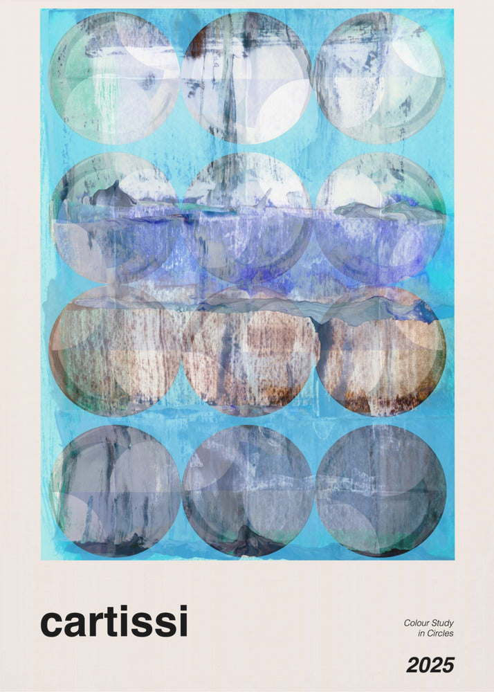 Colour Study In Circles | Poster
