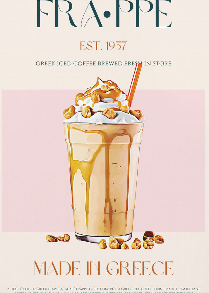 Greek Frappe Delight | Canvas