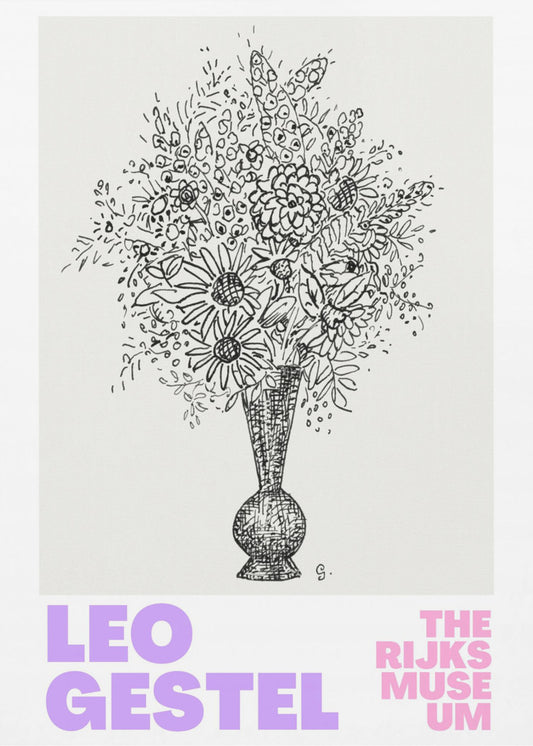 Elegant Flowers in a Vase | Poster