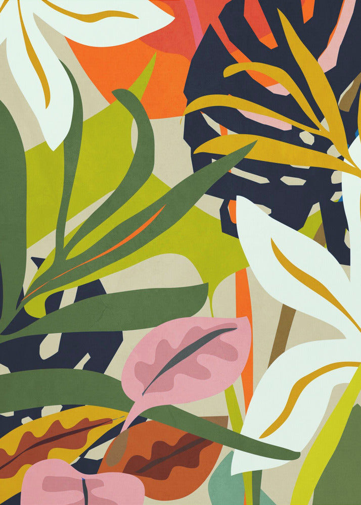 Jungle Abstract Pattern | Canvas