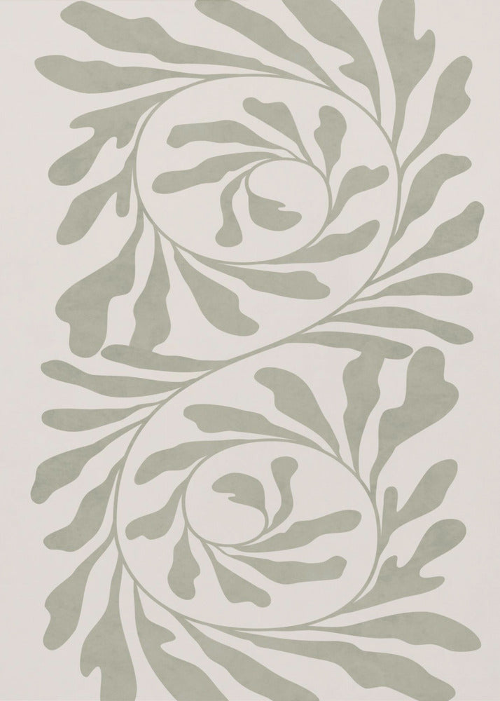 Olive Green Abstract | Poster