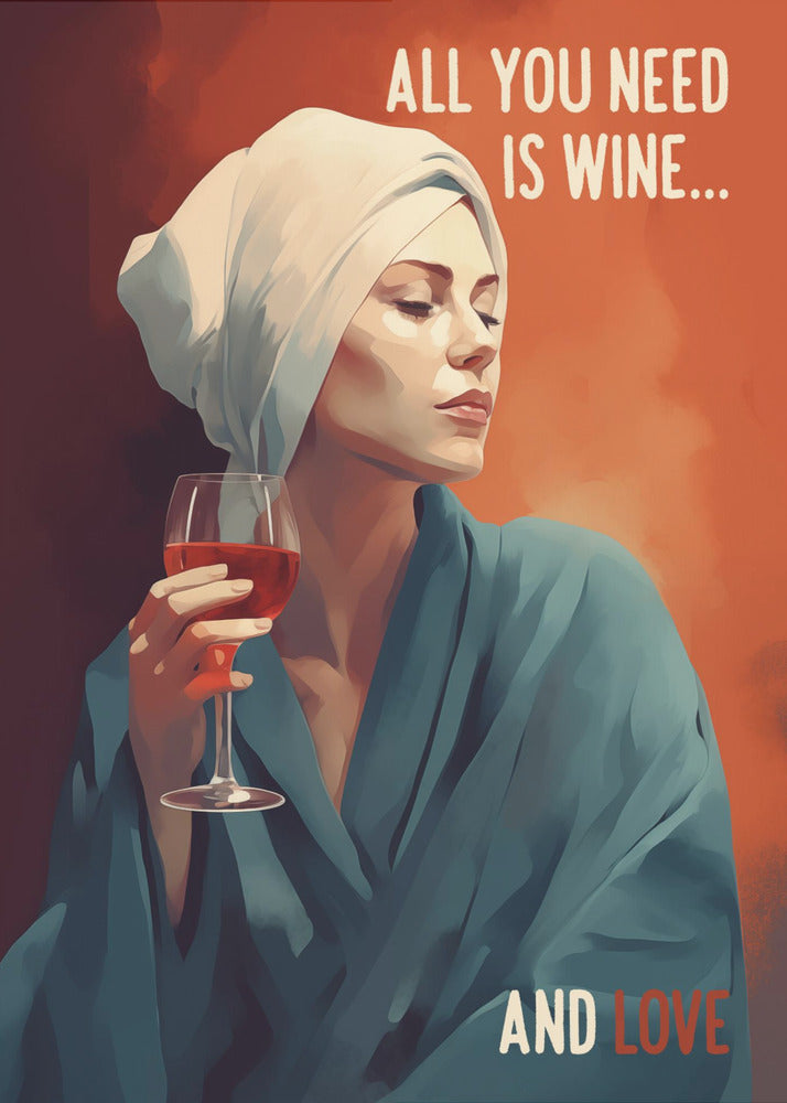 All You Need Is Wine | Poster