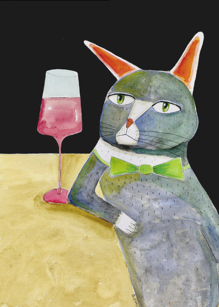 Cat at the Bar | Poster
